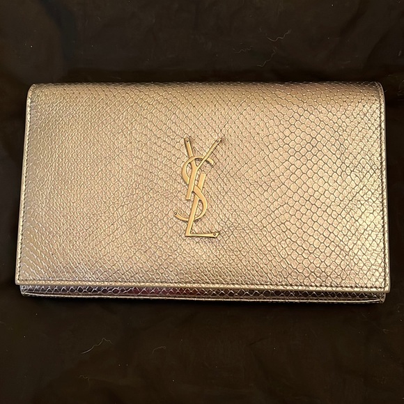 YSL silver snake pattern WOC - Picture 1 of 13